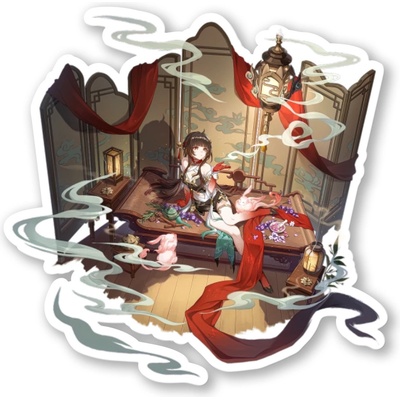 Honkai: Star Rail Samolepka Lingsha