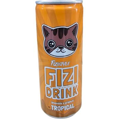 Fizistyle Fizi Drink Limonáda s příchutí tropical 250 ml
