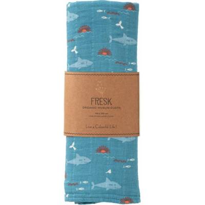 Fresk mušelínová plena 120x120 Shark