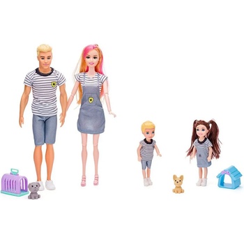 Woodyland Игрален комплект Woodyland - Семейство кукли (90621)