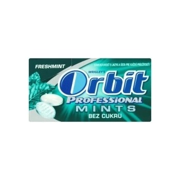 Orbit Professional Mints Freshmint bonbóny 18 g