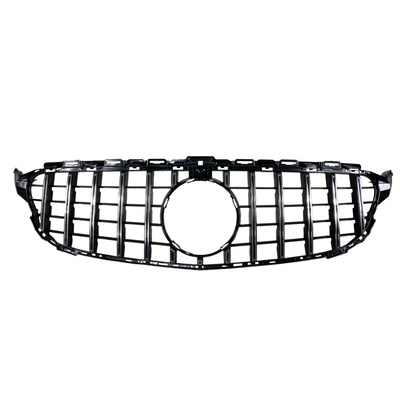 Решетка за Mercedes W205 C-Class (2014-2021) chrome/black - GT (PX-ZW-232)