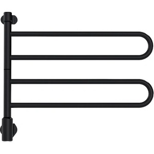 PAX Електрическа лира за кърпи Pax Flex U 2/650, 43W с таймер Momento II - черна (26-1039)