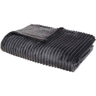 TODAY pléd Ribbed Fusain 150x200