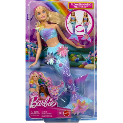Barbie Кукла Barbie - Barbie Flower Magic Mermaid, с руса коса (JDM72)