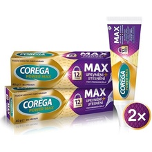 Corega Max upevnenie + utesnenie 2 x 40 g