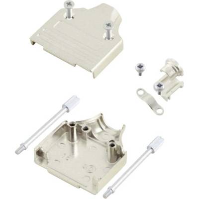 MH Connectors MHDM25-K 6560-0136-03 D-SUB pouzdro Pólů: 25 kov 180 ° stříbrná 1 ks