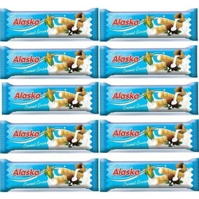 Alaska kukuřičné trubičky kokosové 10 x 18 g