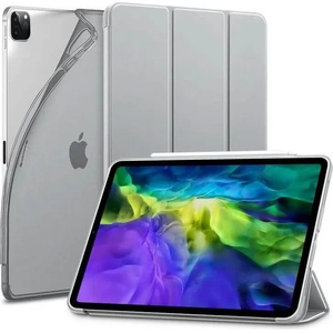 ESR Rebound Slim Case - полиуретанов калъф с поставка за iPad Pro 11 (2021), iPad Pro 11 (2020), iPad Pro 11 (2018) (сив)