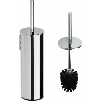 Bemeta OMEGA WC štětka na postavení nebo pověšení 102313067 chrom, černý kartáč
