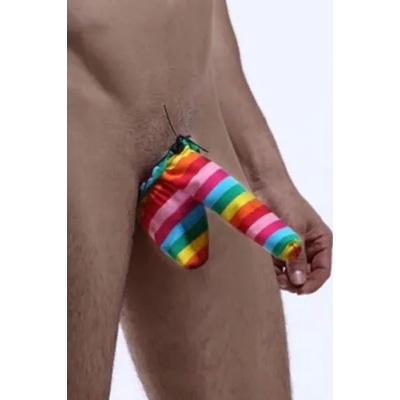 Q-Lingerie Закачливо чорапче за пенис и тестиси Q Lingerie