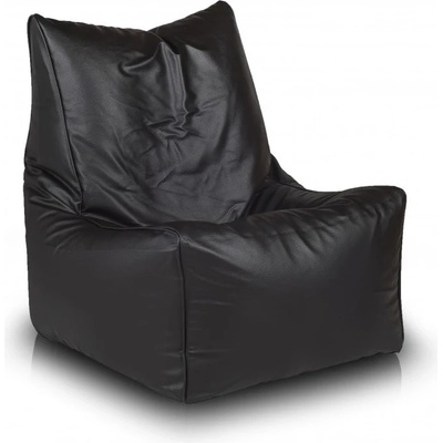 ECOPUF EF1007 Ecopuf Sedací vak SOLID ekokoža E14 Čierna