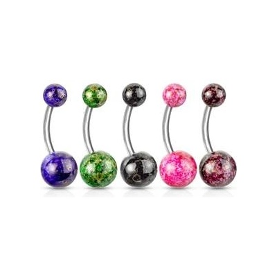 Šperky4U piercing do pupíku banánek BA01073-B