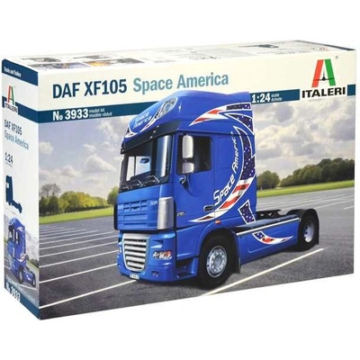 Italeri Model Kit truck 3933 DAF XF105 Space America 1:24
