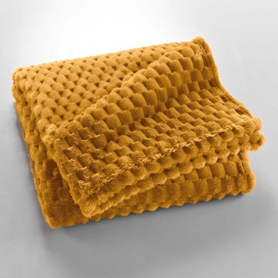 douceur d'intérieur Mini Frosty deka žlutá 125x150