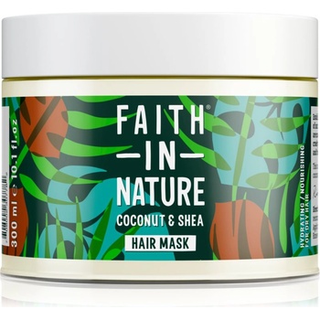 Faith in Nature Coconut & Shea хидратираща маска за суха и увредена коса 300ml