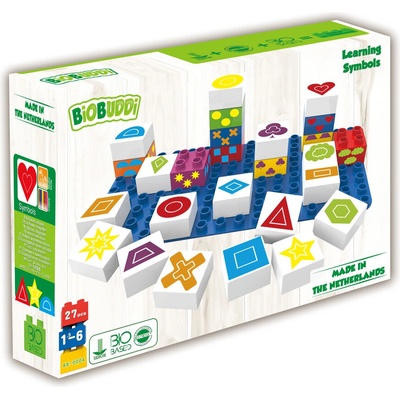 Конструктор Био Бъди - Кубчета с геометрични фикури (bb0004)