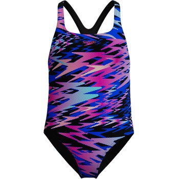 Speedo Цял бански girls hyperboom print medalist 1pc