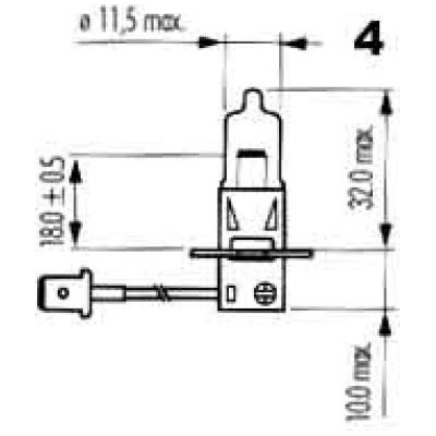 Spahn H3 PK22s 6V 55W