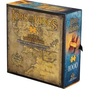 Noble Collection Puzzle Middle Earth's Map