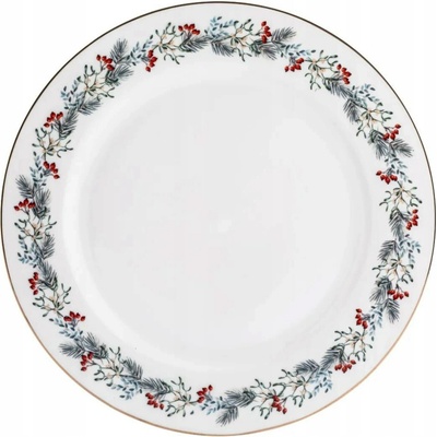 Vánoční porcelánový talíř na oběd Altom Design Magia Świąt 26,5 cm