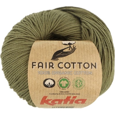 Katia Fair Cotton 36 olivově zelená