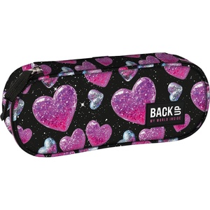 BackUP Овален несесер BackUp 8 A - Glitter Hearts (709661)