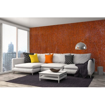 DIMEX ART s. r. o Самозалепваща се флизелинова фототапета ръждясал метален детайл 375 x 250 см