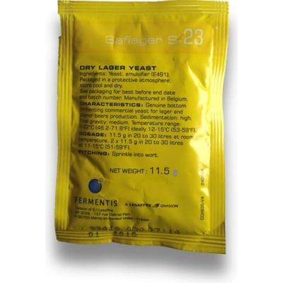 Fermentis Kvasnica Saflager S-23 11,5g spodná