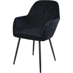 Bogdan Furniture Am Стол АМ-711-4 черно кадифе