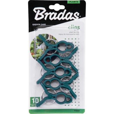 Bradas Spony na uchytenie rastlín 8x5,5cm - 10 ks
