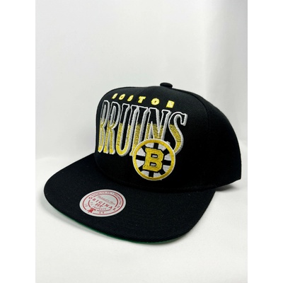 Mitchell & Ness Boston Bruins Line Work Snapback Vntg