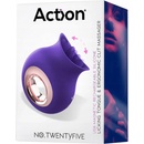 Action No. TwentyFive Licking Tongue Ergonomic Clitoris Massager Purple