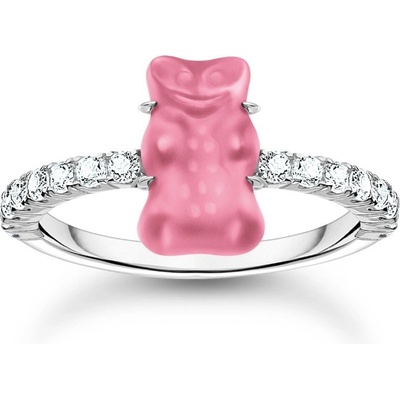 Thomas Sabo TR2459 052 9 Silver Ring with pink Gold Bears and Zirconia Ladies