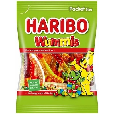 Haribo Wummis mäkké želé cukrovinky s ovocnými príchuťami 100 g