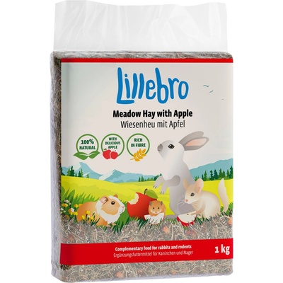 Lillebro Lúčne seno s jablkami 1 kg