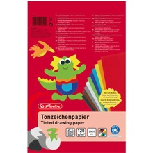 Farebný papier Herlitz 20 listov 33x23cm lep.blok 120g