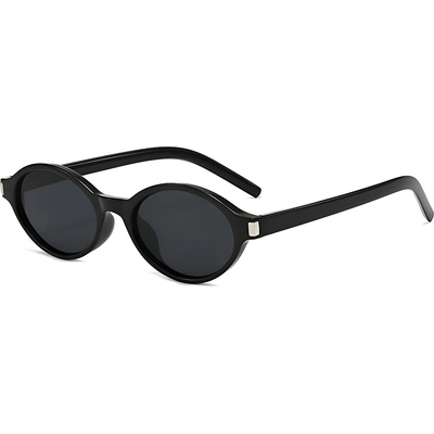 Techsuit Слънчеви очила Techsuit Sunglasses (3952) - дамски, овална рамка, ретро-модерен стил - Черен