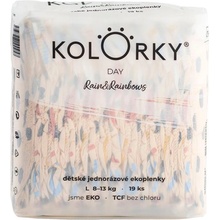 KOLORKY DAY déšť a duhy L 8-13 kg 19 ks