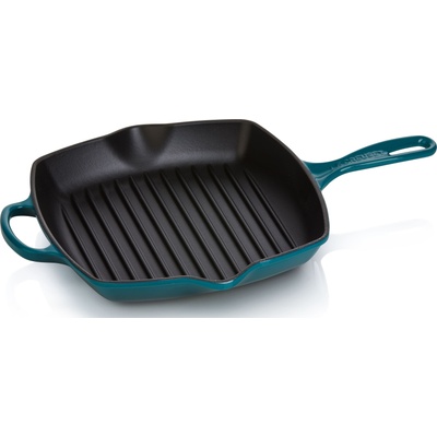 Le Creuset Грил тиган Signature квадратен 26 см цвят на море (20183266420422)