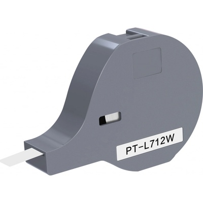 P700 L712W, 12mm x 8m, bílá páska