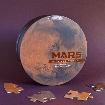 CHRONICLE BOOKS kulaté Planeta Mars 100 dielov