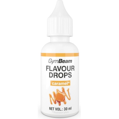 GymBeam Flavour Drops 30 ml karamel