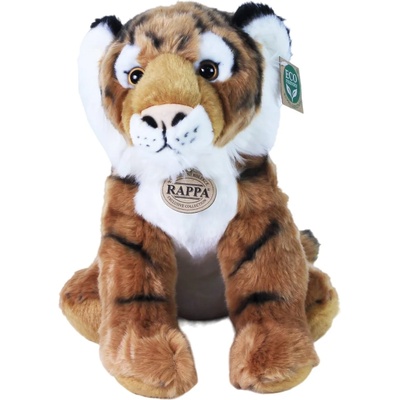 Rappa Плюшена играчка Rappa Еко приятели - Тигър, седящ, 30 cm (211698)