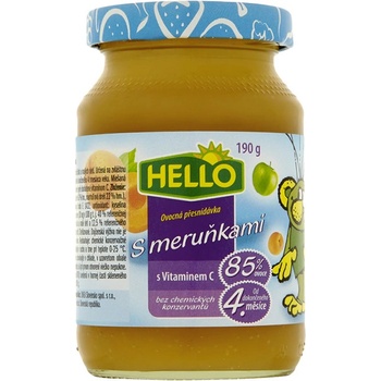Hello Ovocná přesnídávka s meruňkami 100 g