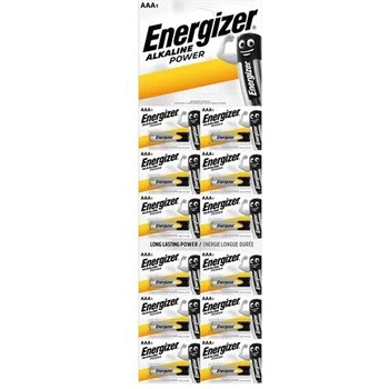 Energizer Батерия, AAA micro, 12 клетки, отделно разглобяема, ENERGIZER "Alkaline Power Kartella" EPAAAK12/7638900432374 (EPAAAK12/7638900432374)