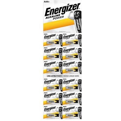 Energizer Батерия, AAA micro, 12 клетки, отделно разглобяема, ENERGIZER "Alkaline Power Kartella" EPAAAK12/7638900432374 (EPAAAK12/7638900432374)