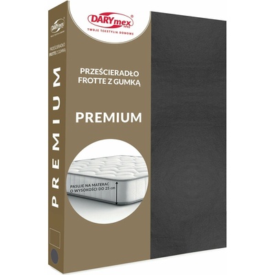 Darymex froté prostěradlo Premium tmavěšedé 120X200