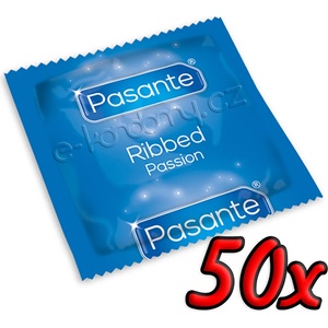 Pasante Ribbed Passion 50 pack