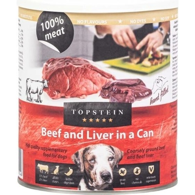 Topstein Farm Fresh hovězí a játra 6 x 800 g